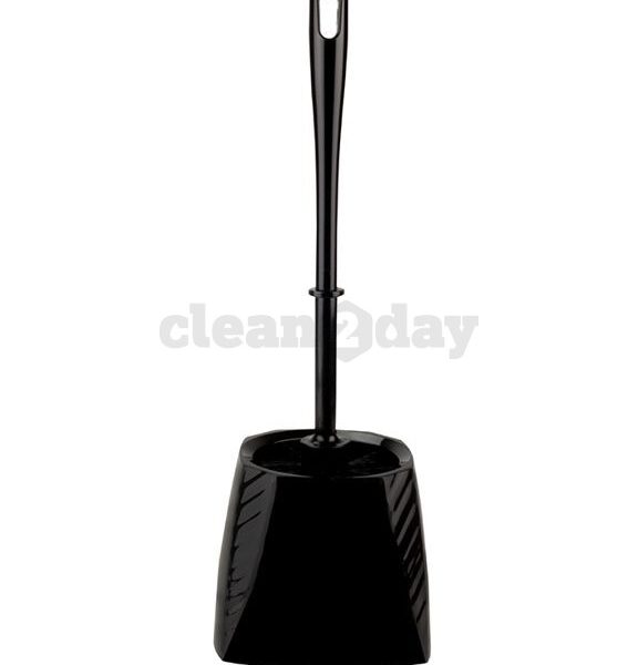 Toiletgarnituur Kunststof Rond Zwart