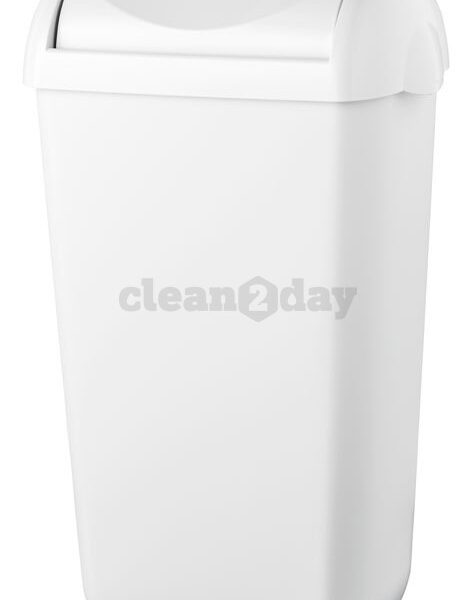 PlastiQline Afvalbak 23 ltr Swing Wit
