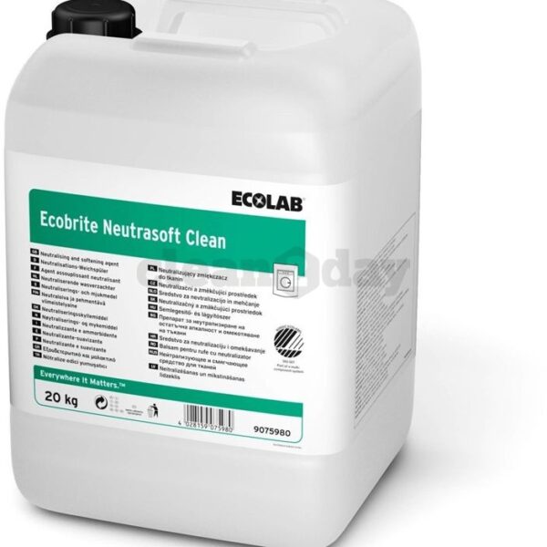 Ecolab Ecobrite Neutrasoft Clean 20 kg.