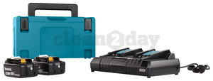 Makita Startset 2st. 6,0Ah en snellader