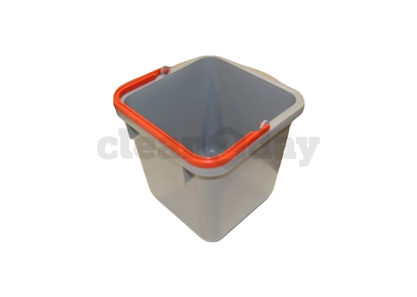 Numatic emmer 6 ltr. Grijs Rode hendel