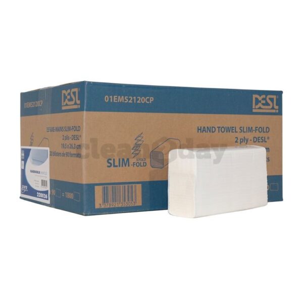 Handdoek minifold 2-lgs cellulose 1800st