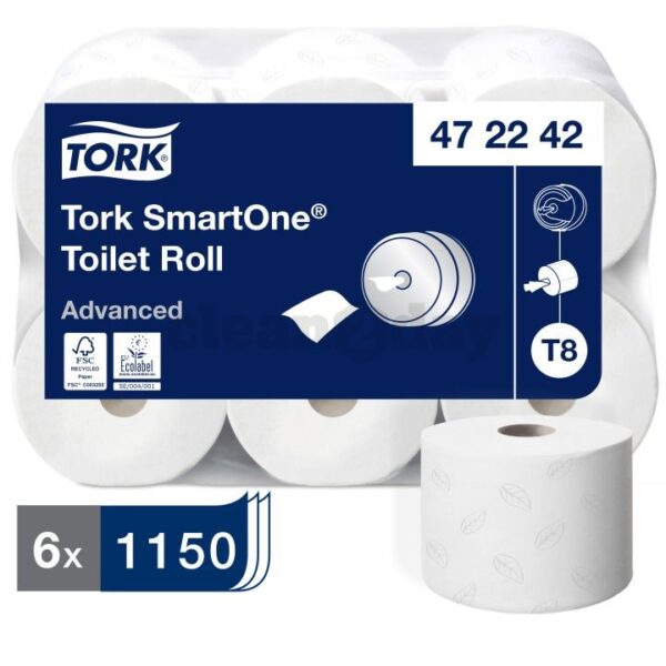 Tork Smart one toiletpapier 2lgs 6x207m