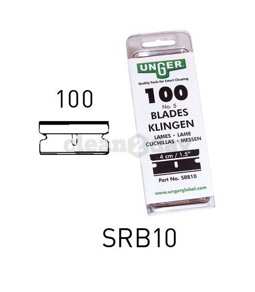 Unger safety scraper mesjes box a 100 st