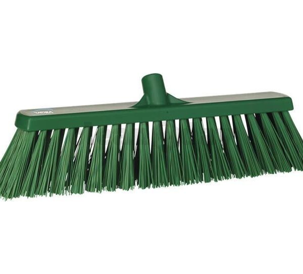 Vikan Hygiëne Bezem 53cm Hard, Groen