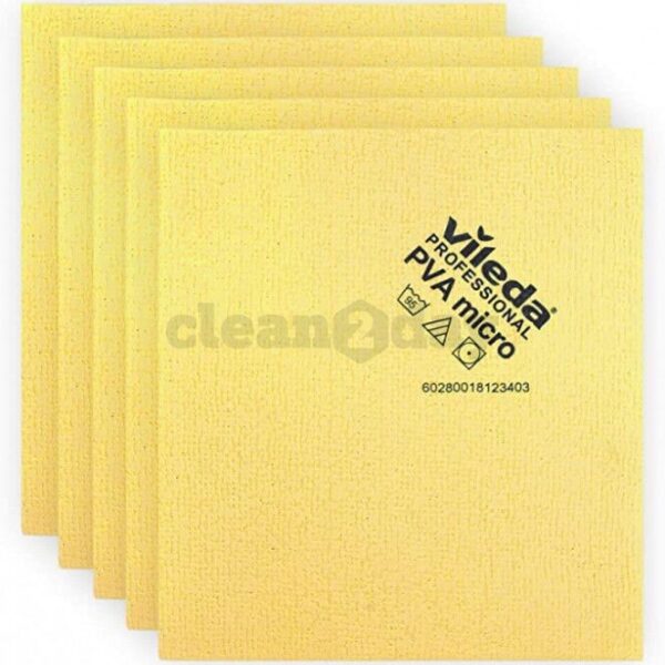 Vileda PVAmicro Geel 5st