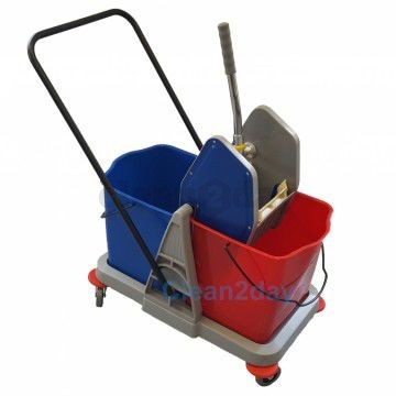 Imtras mopwagen kunststof 2 x 15 ltr.