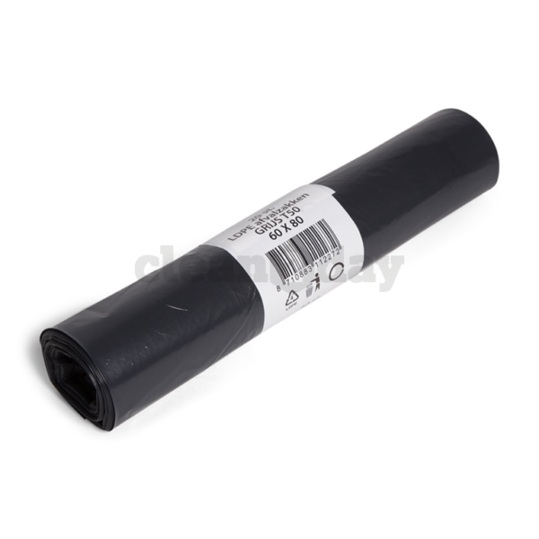 Afvalzak 61 x 80 T50 Grijs 400 stuks