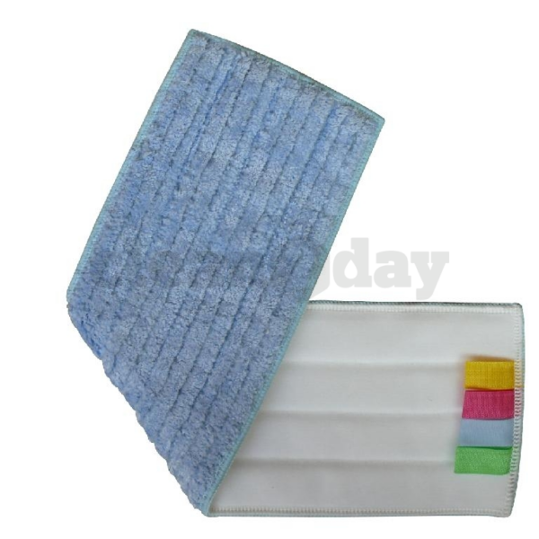 Vlakmop velcro Micro 40 cm. Blauw