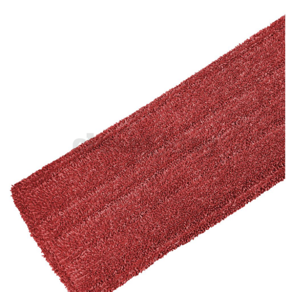 Vlakmop velcro 47 cm microvezel rood