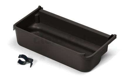 Numatic opvangbak en steelklem Zwart