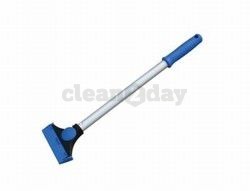 Glasmes op steel 30 cm. Blauw