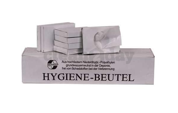 Damesverbandzakjes kunststof 50 x 30 st.