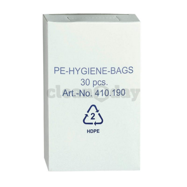 Damesverbandzakjes kunststof 30 stuks