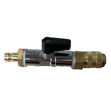 Kogelkraan compleet met koppeling