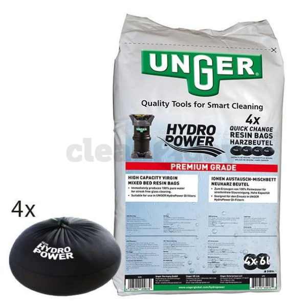 Unger QuickChange harszakken 4 stuks