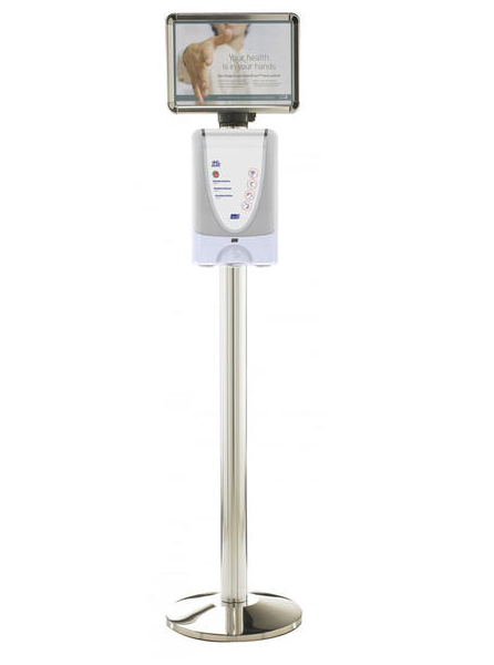 SC Johnson Desinfectiezuil met bord