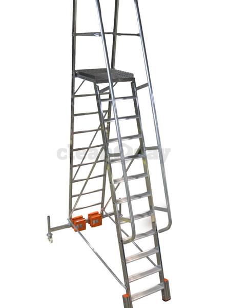 Platformladder Vario 10 treden, 144 cm