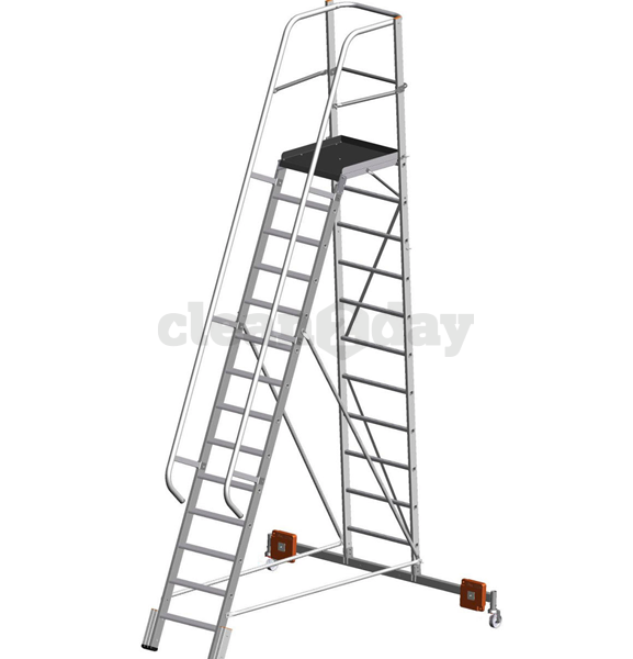 Platformladder Vario 10 treden, 207 cm
