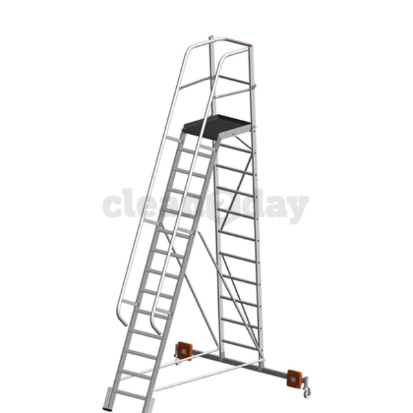 Platformladder Vario 14 treden, 207 cm