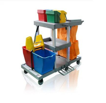 Schoonmaak werkwagen compleet