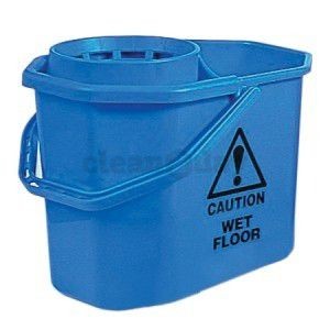 Mopemmer 14 liter blauw met korf