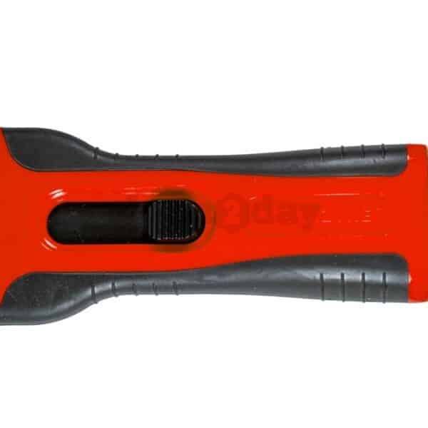 Glasschraper 4 cm. Rood incl. mesjes