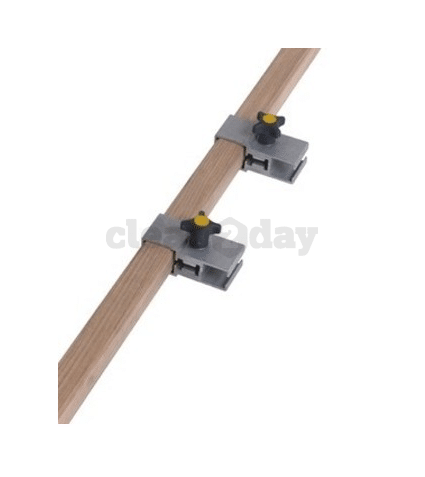 Dirks Raamlat Klemmen Aluminium set 2 st